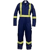 Flame Resistant FR High Visibility Hi Vis Coverall