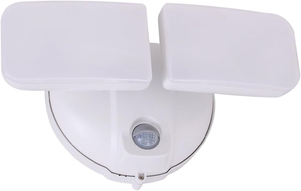 LED Security Light,Dual-Head Waterproof IP65 & UL, Outdoor Indoor Motion Activated AC Powered Surface Mount Security Flood Spot Lights,Lighting Fixture