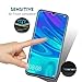 [2 Pack] KATIAN Compatible with Huawei P Smart 2019 Screen Protector, HD Clear Protector [Anti-Scratch] [No-Bubble] [Case-Friendly], 9H Hardness Tempered Glass Screen Film for Huawei P Smart (2019)