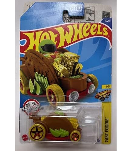 Hot Wheels 2020 Treasure Hunt – Fast Foodie & Buns Of Steel – 84/250 – Limitiertes Sammlerstück Hot Wheels 2020 Treasure Hunt – Fast Foodie & Buns Of Steel – 84/250 – Limitiertes Sammlerstück
