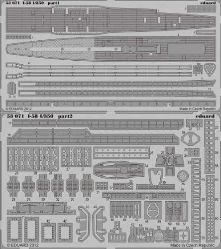 Eduard Models JPN Submarine I-58 Detail Set Photo-Etch
