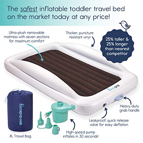 5 hiccapop+Inflatable+Toddler+Portable+Mattress