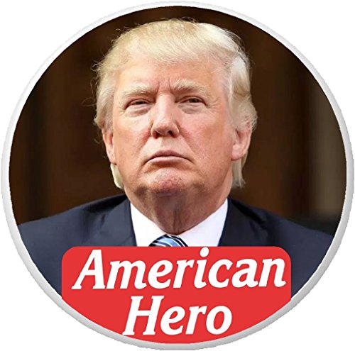 American Hero - Donald Trump 1.25' Pinback Button Pin