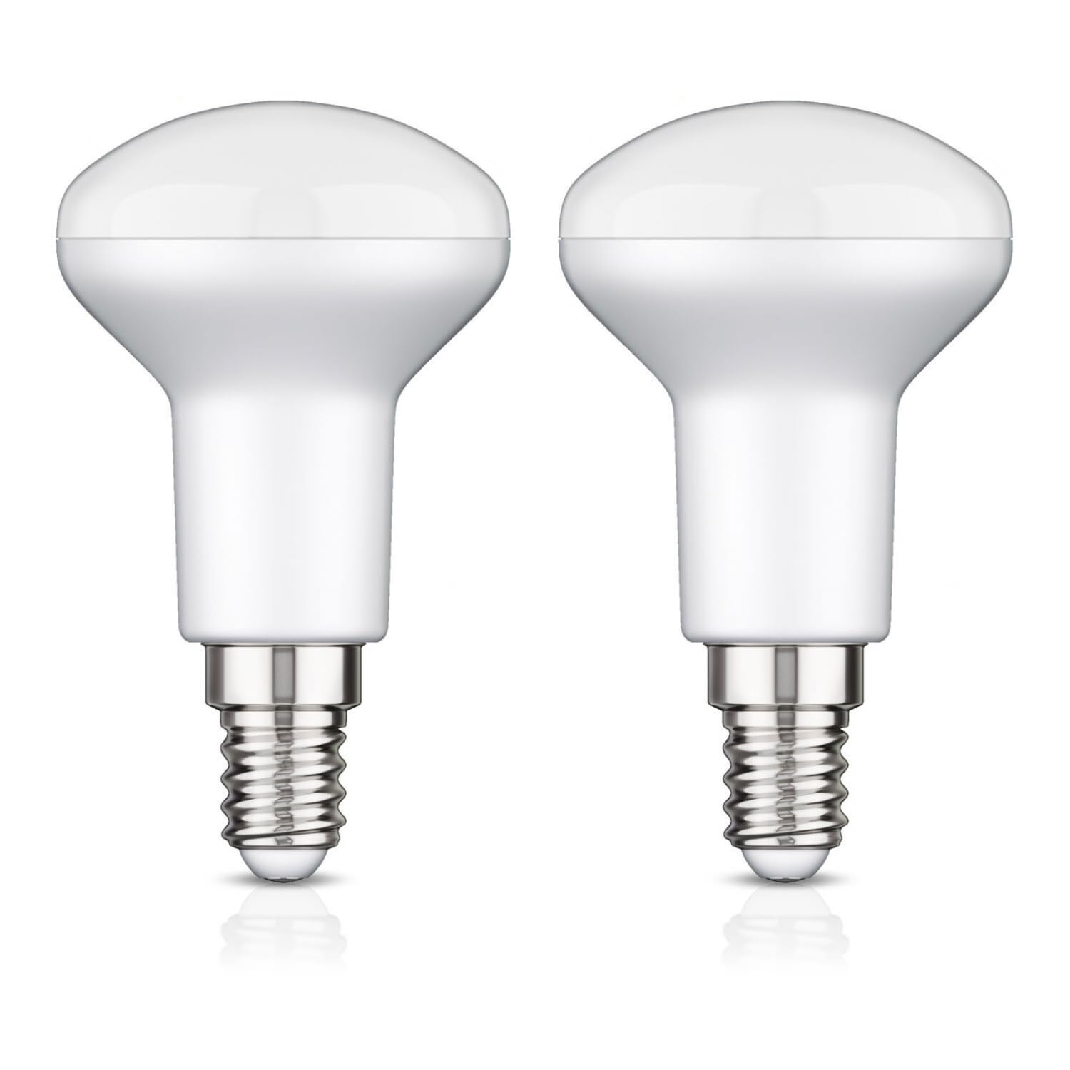 ledscom.de 2 Pieces E14 LED Bulb, R50, Warm White (2700 K), 6.2 W, 608lm, 116°, 3-Step dimmer, matt — image 1