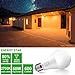 Dusk to Dawn Lights Bulb, MINGER 7W Smart LED Bulbs with Auto on/off, Indoor / Outdoor Lighting Lamp for Porch, Hallway, Patio, Garage (E26/E27, 600lumen, Warm White) [3-Pack]