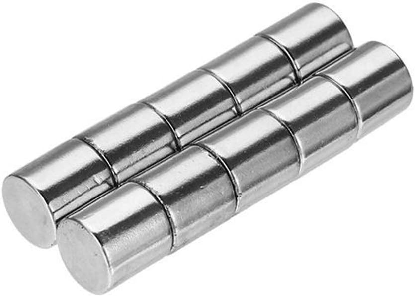 Ctghgyiki 10pcs N50 10x10mm NdFeB Neodymium Magnets Round Magnets Rare Earth Neodymium Magnet