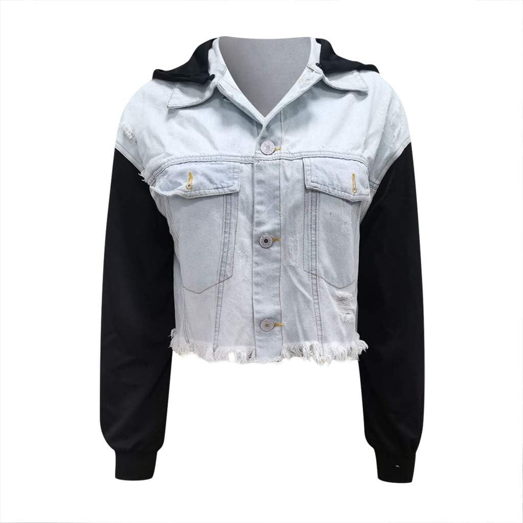 women's sweatshirt jean jacket