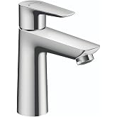 hansgrohe Talis E Modern 1-Handle 6-inch Tall Bathroom Sink Faucet in Chrome, 71710001