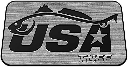 USATuff Deck ORCA Cooler Pad - Fits ORCA 40QT - Marine-Grade Mat/Anti-Slip/Dual-Layer in Gray/Black Redfish - SeaDek