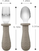 PandaEar Silicone Baby Feeding Set 2 Plates Cups Silverware 2 Pack view 5