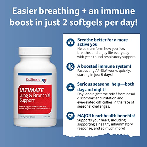 Dr. Sinatra's Ultimate Lung & Bronchial Support Supplement for Lung