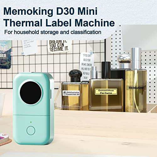 Memoking Label Makers D30 Bluetooth Thermal Label Maker Machine, Smart
