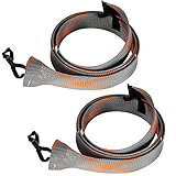 SF Standard Casting Fishing Rod Cover Rod Sock Rod Sleeve (New Gray/Orange/2PCS)