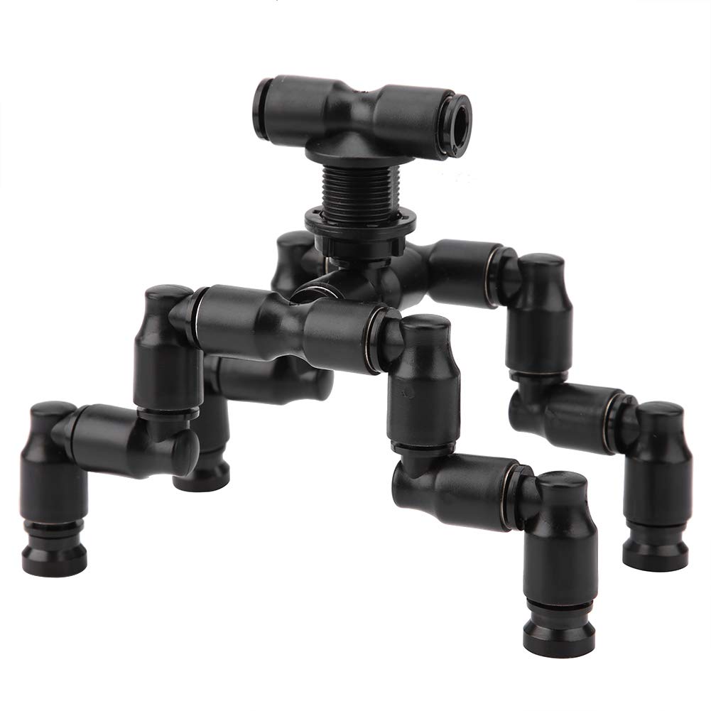 Ejoyous Reptile Mister Nozzle, Adjustable Mistking Nozzle Replacement Gecko Fogger Mist Sprinkler Nozzles, for High-Pressure Rainfall System Amphibians Plants