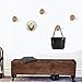 Wall Mounted Wooden Coat Hook Hat Hanger,INHDBOX 【5 Pcs】 Vintage Minimalist Organizer Craft Hat Rack Hooks