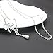 BeeSpring Fashion Pendant Chain Pearl Statement Charm Necklace