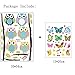 Wall Decal Lovely Owls Leaves Home Sticker Paper Removable Living Dinning Room Bedroom Kitchen Art Picture Murals DIY Stick Girls Boys Kids Nursery Baby Playroom Decoration