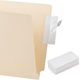 MotiMind 200 Pack File Folder Clear Label Protectors, 3-1/2"w X 1-11/16"h | Label Protectors for File Folders Seal Stickers for Protecting Package Envelope Mail Barcodes, Numbers, Stickers