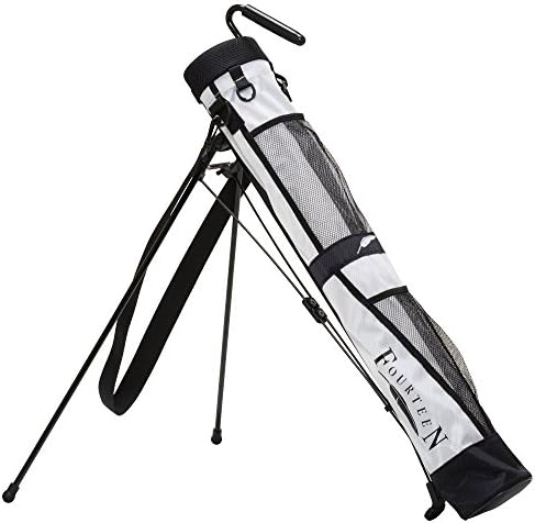 Fourteen Golf Sunday Bag 2017 Fourteen Ultra Light Weight Sunday Carry Bag, White