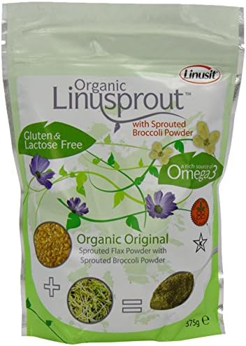 Linusit Sprout Flax Powder with Sprouted Broccoli 375 g by Linusit