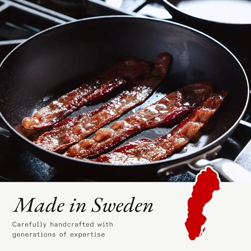 Made In Cookware - 2 Piece (Includes 10",12") Seasoned Carbon Steel Frying Pan - Professional Cookware - Made in Sweden - Induction Compatible