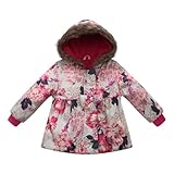 Richie House Little Girls' Cherry Blossom and Paisley Coat Rh0728