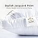 Down Alternative Pillows for Sleeping Plush (2 Pack King), 100% Cotton Cover Best Hotel Bed Pillows with 2