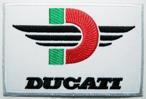 Ducati patches 9.5x6.3 cm Iron on Patch / Embroidered Patch This Appliques Are Great for T-shirt, Hat, Jean ,Jacket, Backpacks.