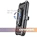 COVRWARE Galaxy J3 2017 Case, Built-in Screen Protector, Heavy Duty Rugged Holster, Belt Clip, Kickstand, Black