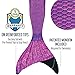 Fin Fun, Mermaid Tail Skin, with Reinforced Tips,, Asian Magenta, Size Youth 8