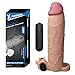 UEE Soft Realistic 30% Enhancer Penis Sleeve Penis Extension Extender Cock Sleeve Girth Enhancer Add in 3