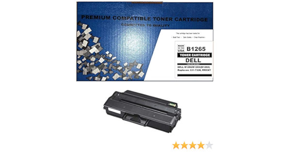 dell b126x toner cartridge