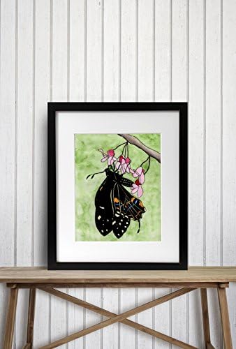 Flutterbye Original Watercolor of Butterfly - Art Print