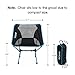 Lightweight and Foldable Camp Backpacking Chair, Portable, Breathable and Comfortable, Perfect for Hiking/Fishing/Camping
