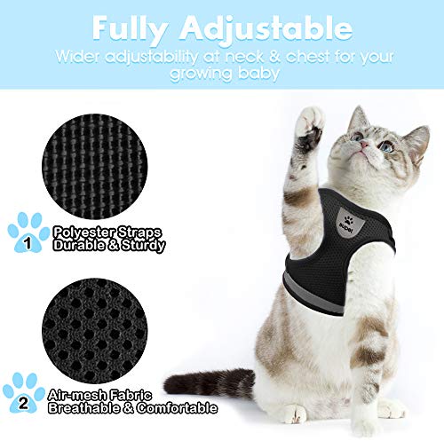 image for Supet Cat Harness and Leash Set for Walking Escape Proof Small Cat and