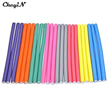 Buy Fission Ckeyin 10pcs Set Soft Foam Hair Roller Plastic Hair