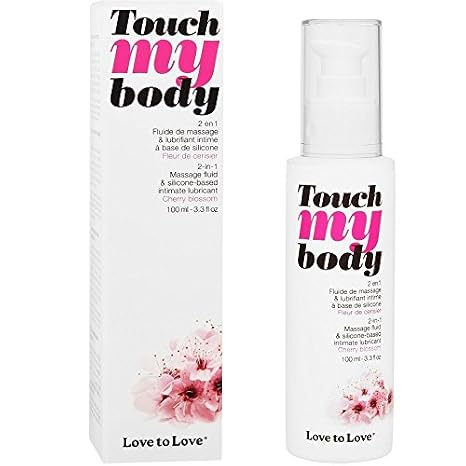 Touch My Body Huile De Massage 2 En 1 Lubrifiant Silicone Cerisier 100ml