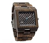 Lux Woods Wood Watch Glenwood Black Chanate Wooden Watch