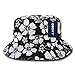DECKY Floral Polo Bucket Hat, Black, Large/X-Large
