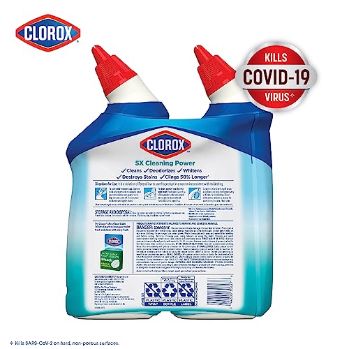 Clorox Toilet Bowl Liquid Disinfecting Cleaner with Clinging Bleach Gel