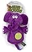 Hear Doggy Flatties with Chew Guard Technology Dog Toy, Elephant, Purple, Large (58547)