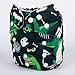 Sigzagor Baby Pocket Diaper Nappy Reusable Washable 8lbs to 36lbs (Dinosaur)