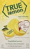 True Lemon Crystalized Lemon 32 Packet Box (3 Pack)= 96 Single Packets .90 oz