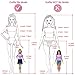 ZITA ELEMENT 20 Items = 10 Sets Fashion Clothes Dress Bundle 10 Shoes for 11.5 Inch Doll Outfits - Random Style Outfits Accessories for 11.5 Inch Doll