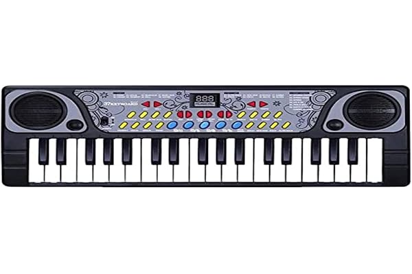 Teclado Infantil com Microfone 37 Teclas BX1622, DM Toys