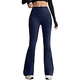 COPYLEAF Flare Leggings for Women High Waist Yoga Pants with Pockets Tummy Control Workout Gym Bootcut Leggings