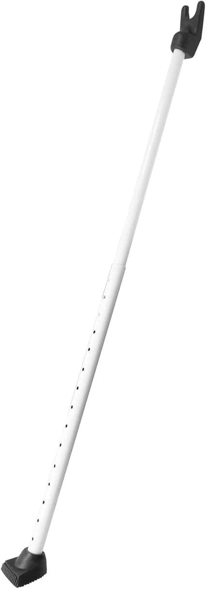 Securityman 2 In 1 Adjustable Door Security Bar Sliding Door Lock Bar Constructed Of High Grade Iron Perfect For Apartment Security Home Protection White Home Improvement Amazon Com