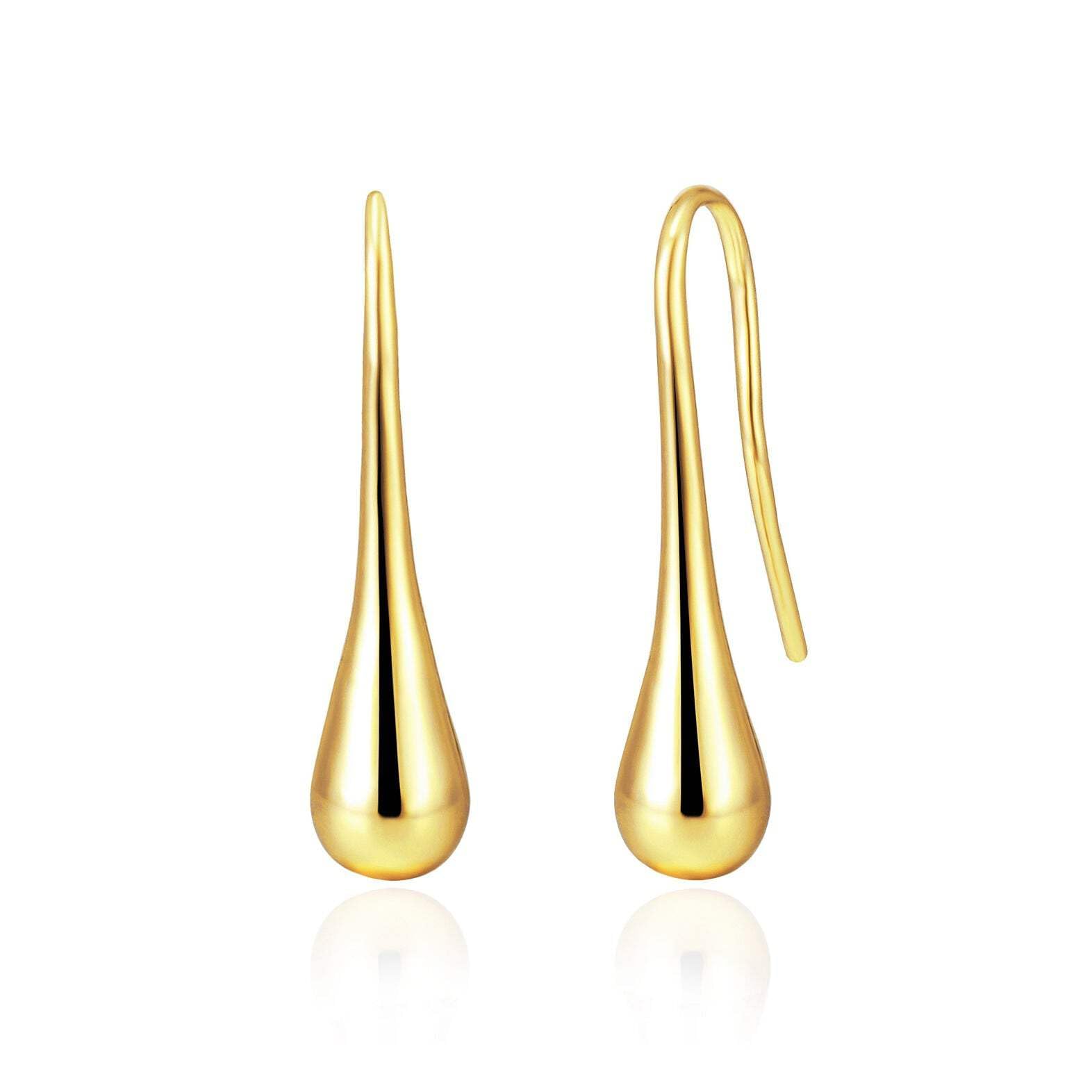 Philip Jones 18k Gold Plated Teardrop Earrings