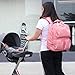Let It Be Diaper Bag Backpack | Multi-Function Waterproof Maternity Nappy Bags for Travel with Baby | Large Capacity & Ultra Light Weight | Stylish & Durable | Pink