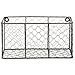 DII Chicken Wire Collection Farmhouse Vintage Wall Baskets, Small Basket, Vintage Grey